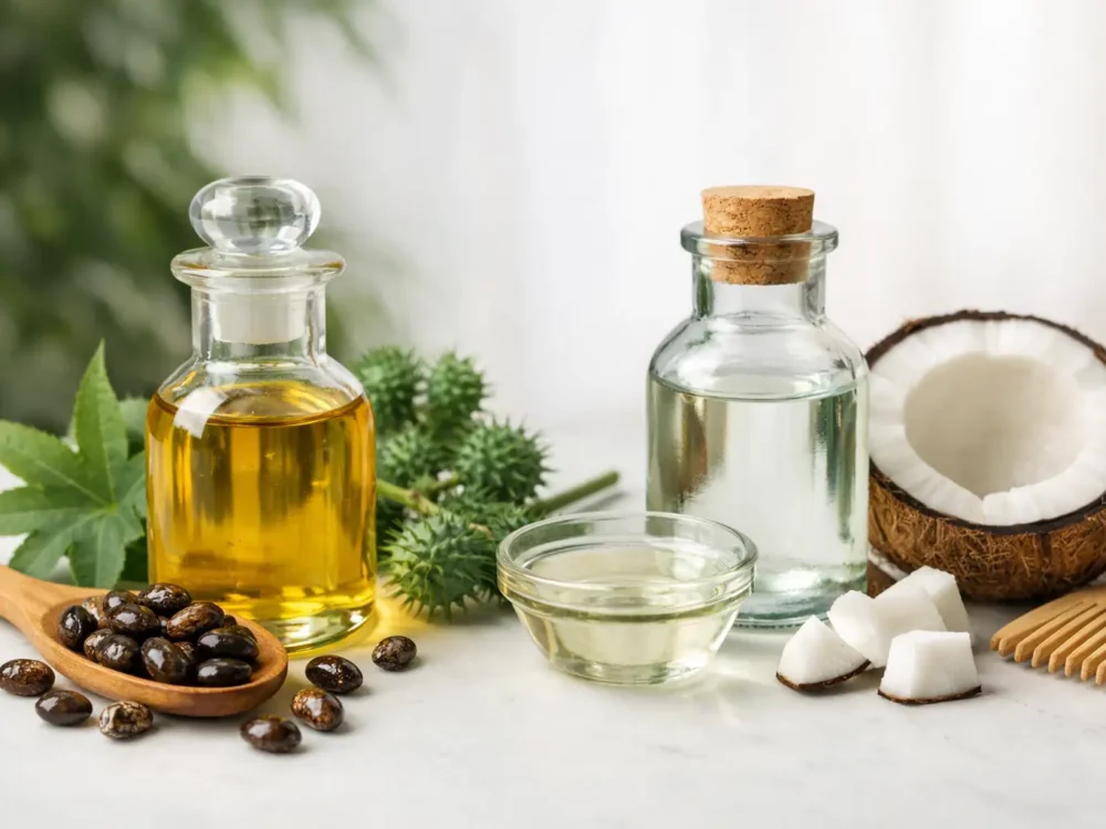 Castor Oil vs Coconut Oil for Hair