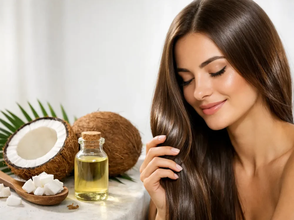 Coconut Oil for Hair Shine That Lasts