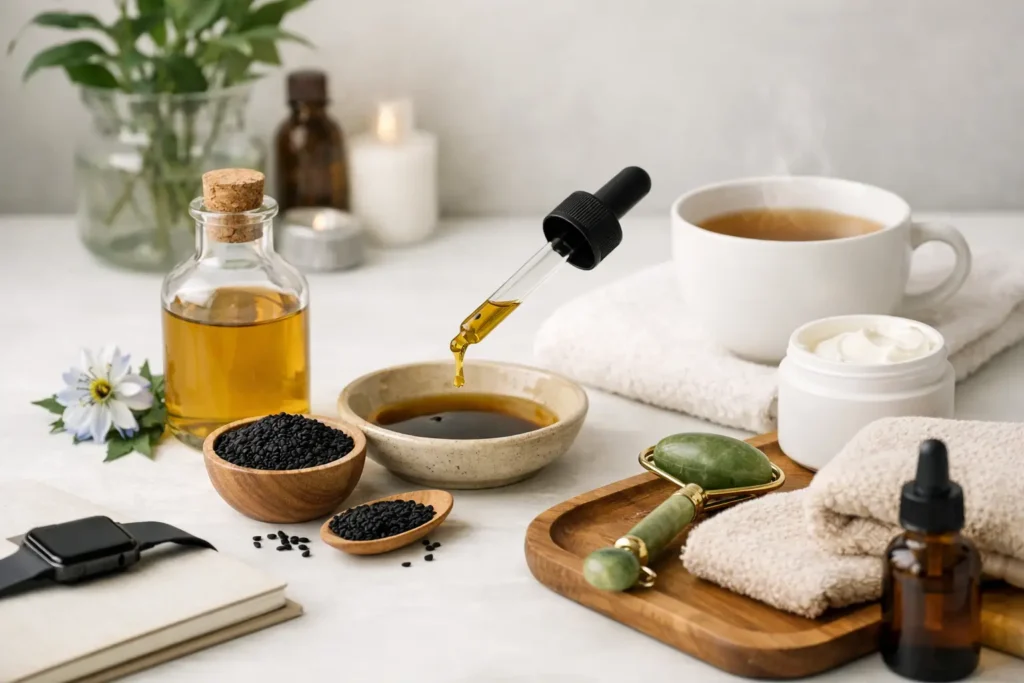 Black Seed Oil Daily Routine Example