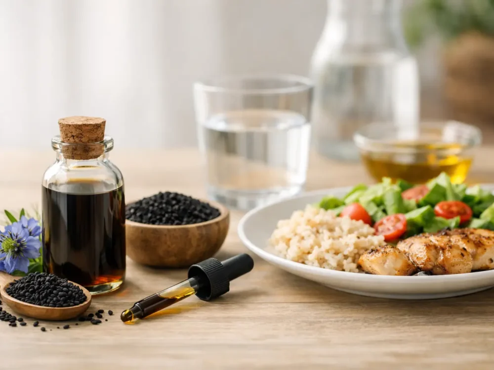 Black Seed Oil Routine Before Meals