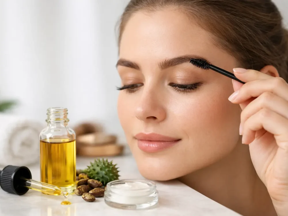 Castor Oil Eyebrow Routine Example That Works