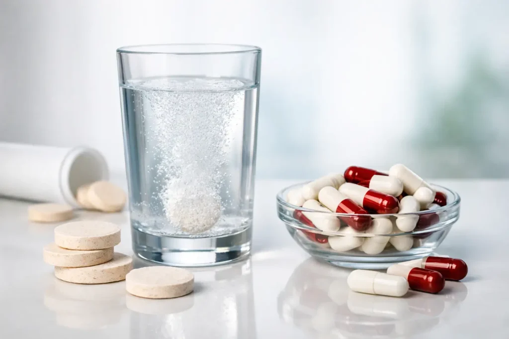 Effervescent Tablets vs Capsules
