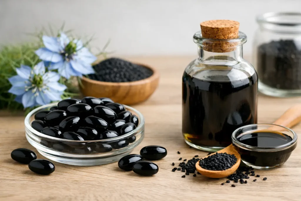 Black Seed Oil Softgels vs Liquid