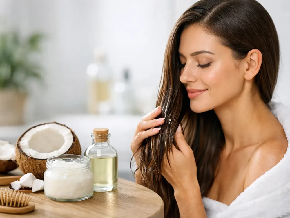 A Hair Routine With Coconut Oil That Works