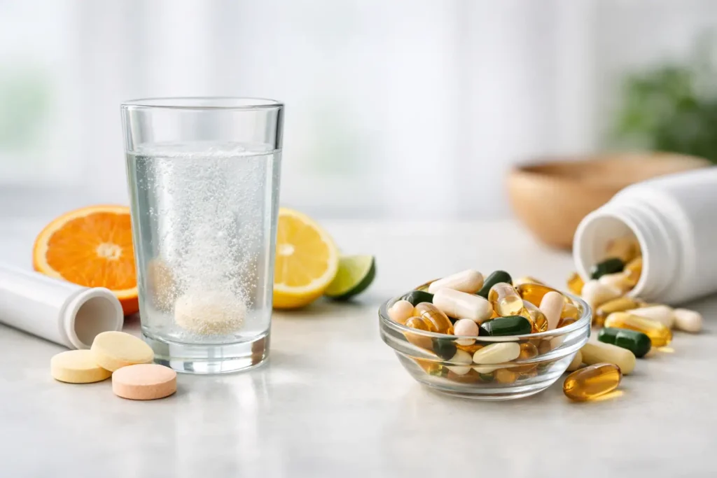 Effervescent Vitamins Versus Capsules for Daily Use